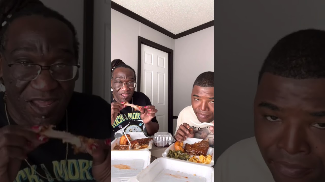 Mrs. Netta And Charles Try Hospital Food