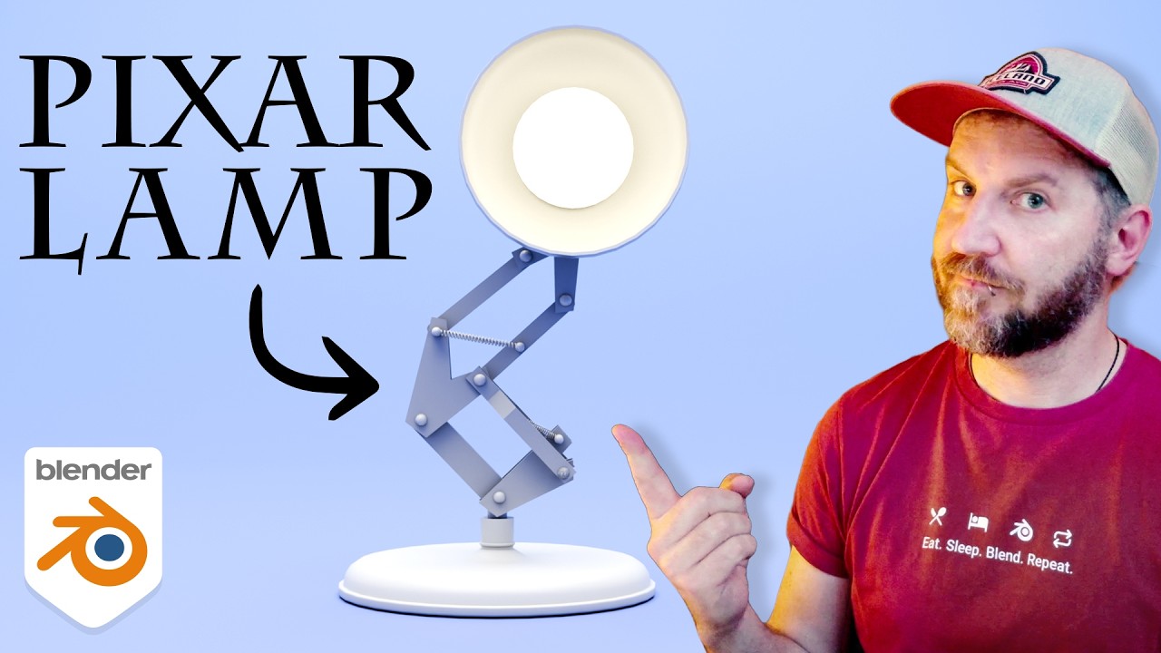 I animated the PIXAR Lamp - A Blender rigging tutorial