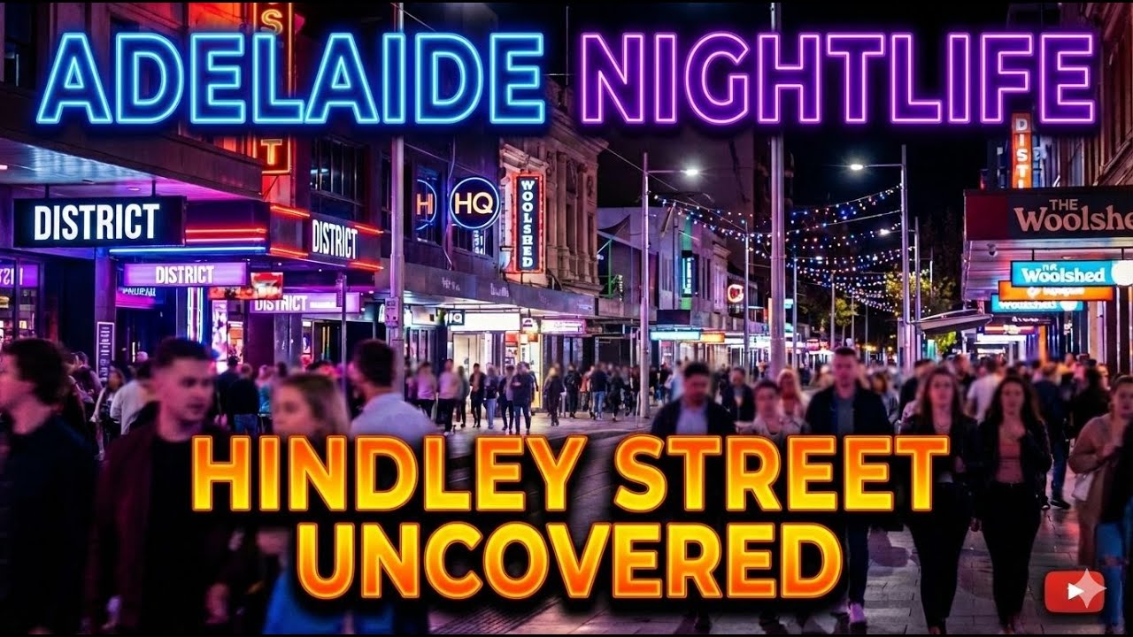 Driving around in Adelaide - 20 | Night Drive through Hindley & Rundle Street | Weekend Vibes