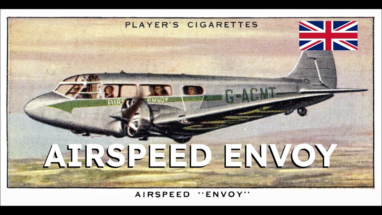 Airspeed Envoy — элегантный авиалайнер в стиле ар-деко