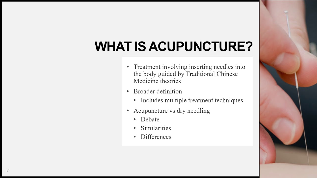 Introduction to Acupuncture part 1