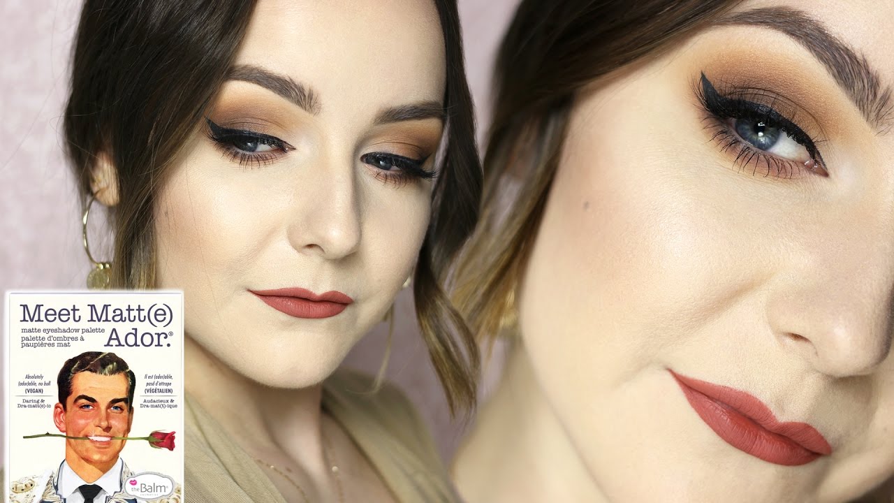 Makijaż paletą TheBalm Meet Matt(e) ADOR | Milena Makeup