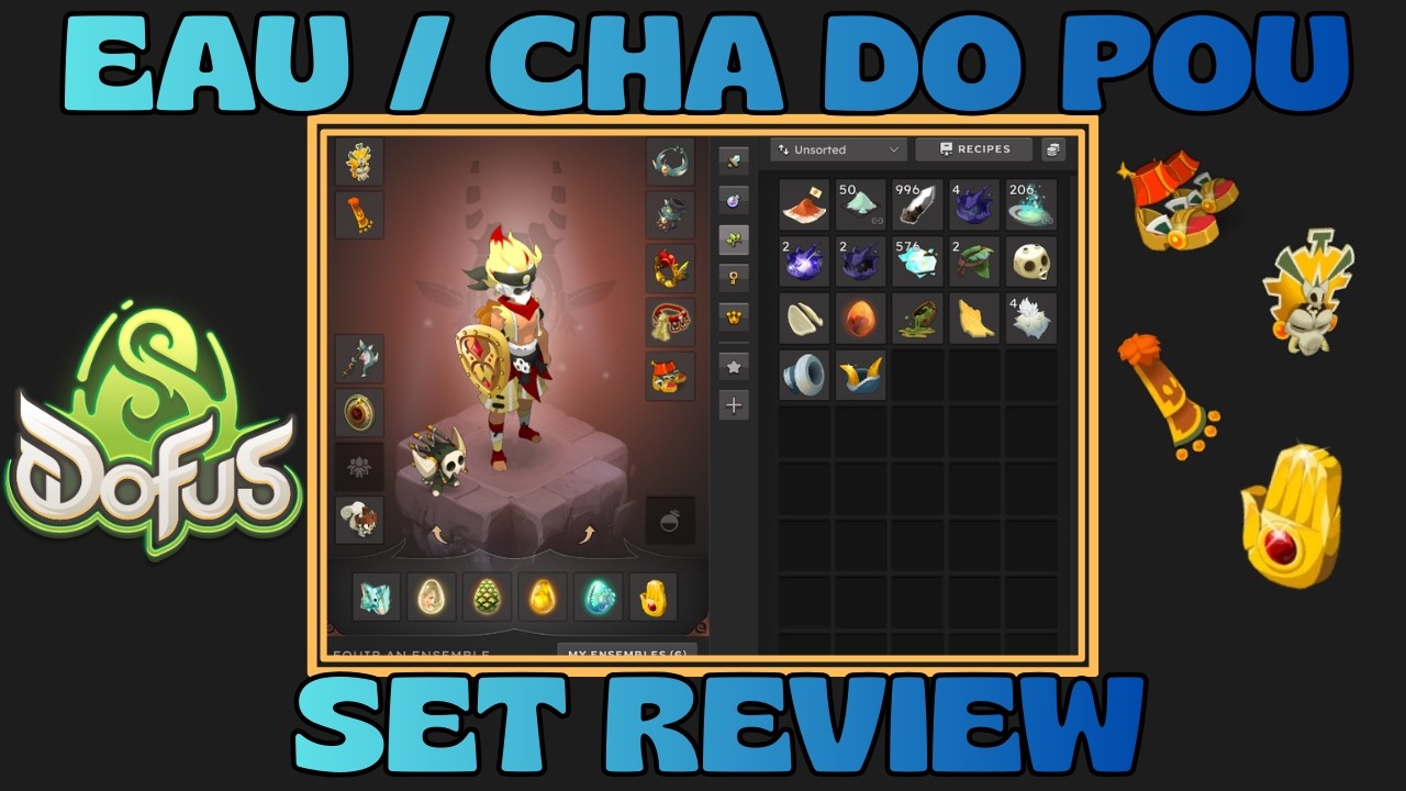 EAU DO POU / CHA PUSHBACK ZOBAL Set Review | DOFUS 3.5 [DOFUS] [EN]