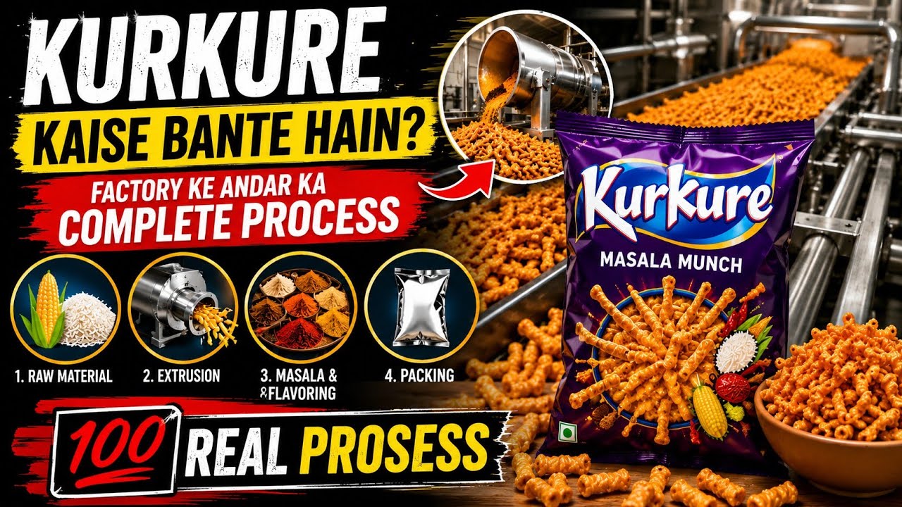 Kurkure Kaise Bante Hain? | Factory Ke Andar Ka Complete Process | Urdu/Hindi