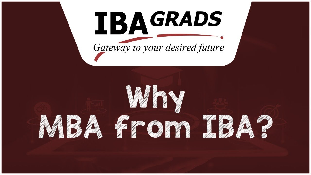 Why MBA from IBA