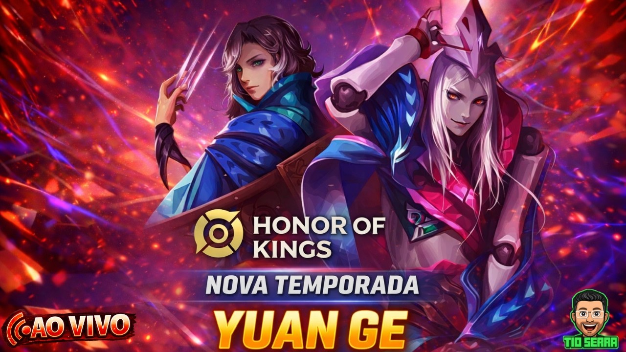 🔴 NOVA TEMPORADA! TESTANDO YUAN GE AO VIVO 😱 O HERÓI MAIS DIFÍCIL DO HONOR OF KINGS? |SEJA MEMBRO|
