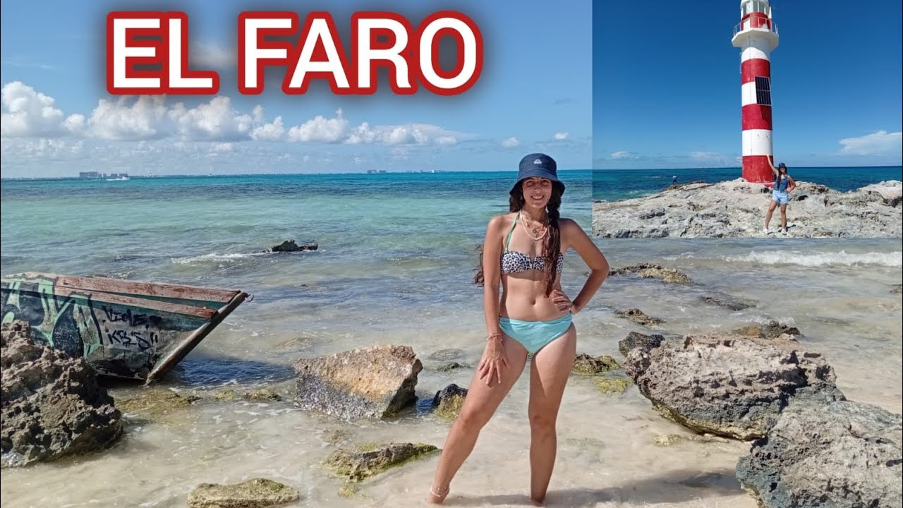 EL FARO DE PUNTA CANCÚN || playa secreta en la ZONA HOTELERA 🏖️