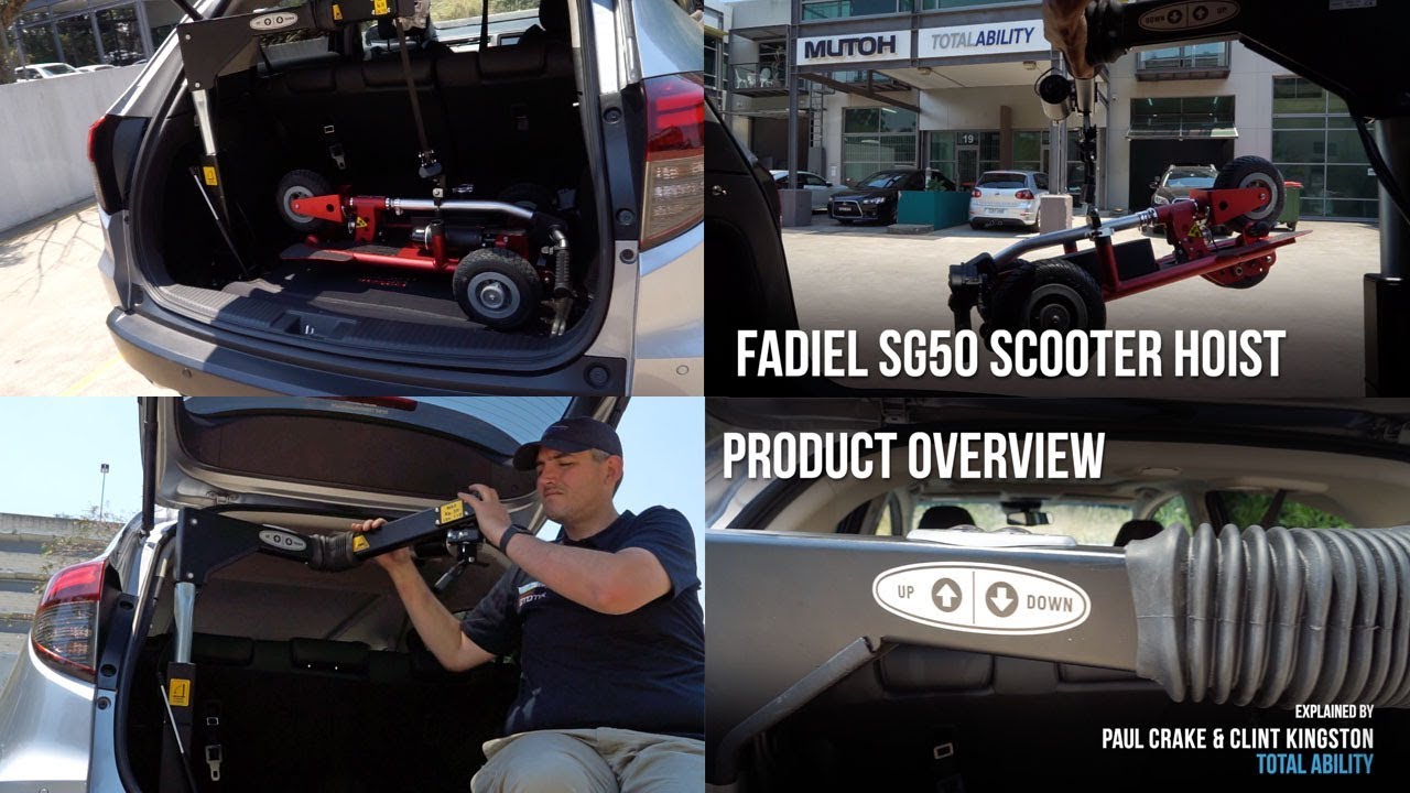 Total Ability product overview – Fadiel SG50 scooter lift