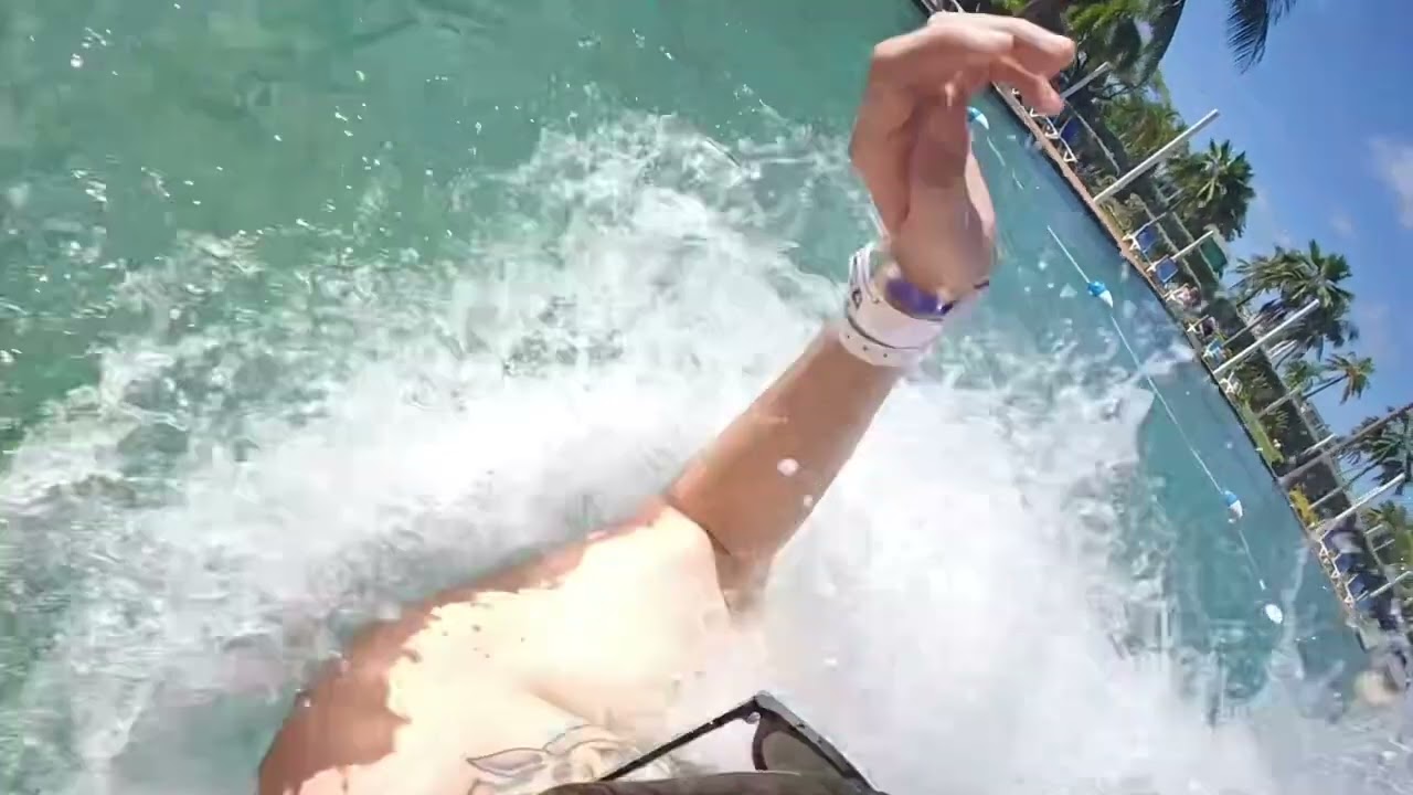 Grand Cayman 2024 Vince on the Slide