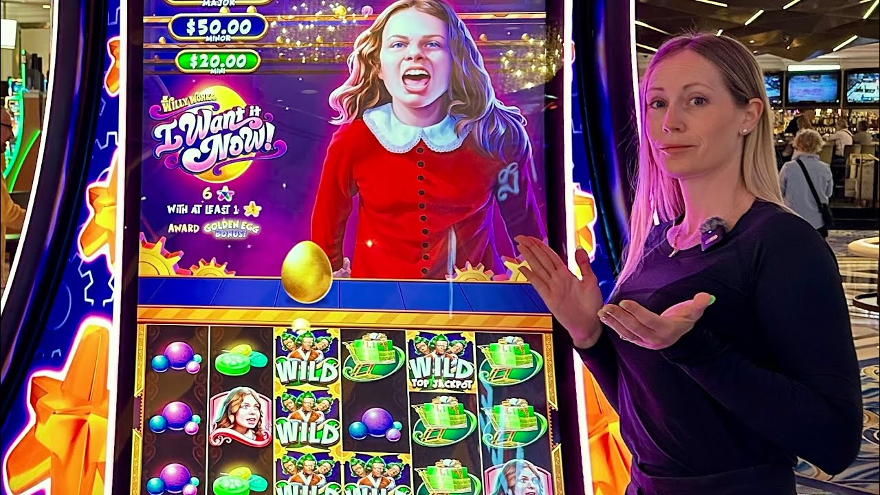 Can we win BIG on the NEW Willy Wonka Slot Machine?