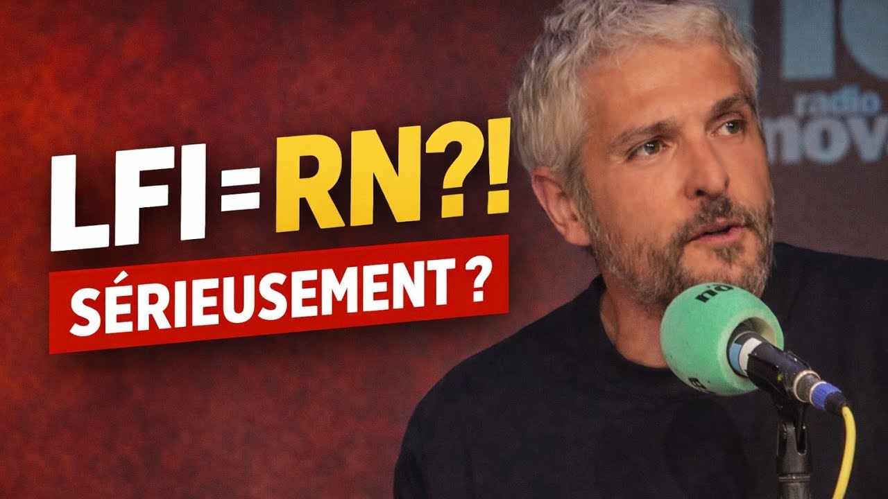 LFI = RN ?! Pierre-Emmanuel Barré démonte l’absurde en 2 minutes sur Radio Nova 