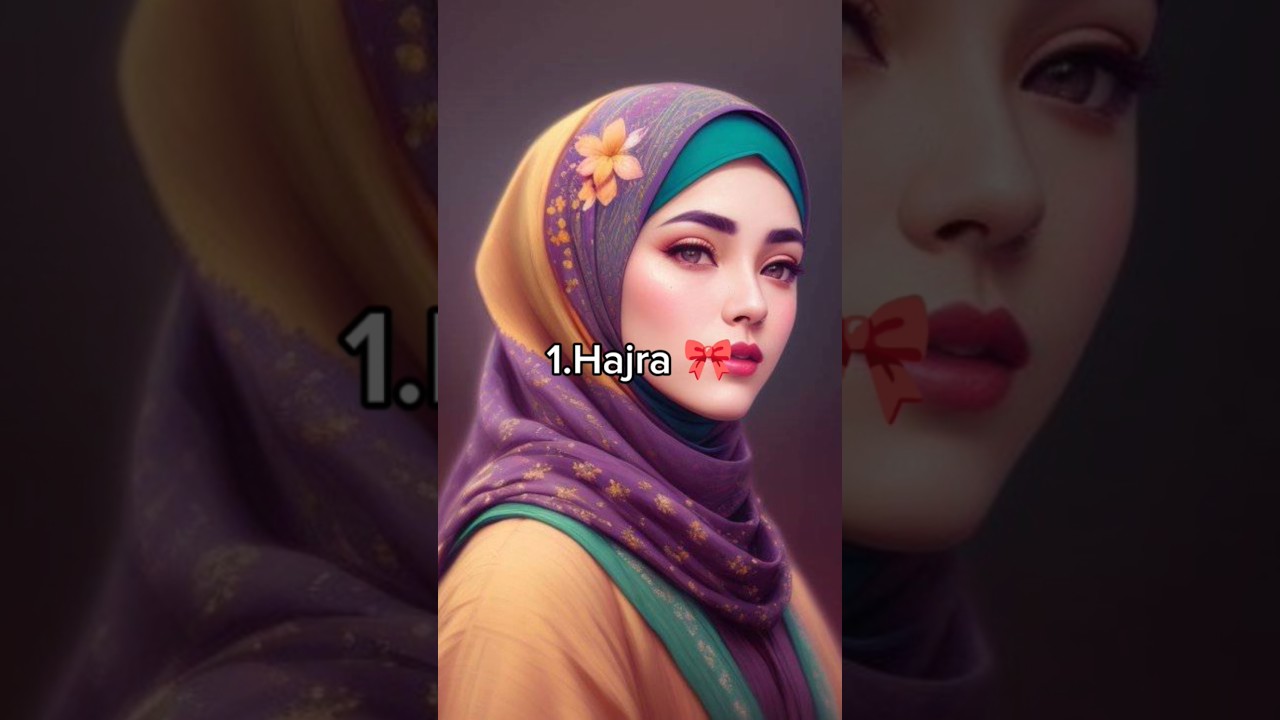 Top 6 Most Popular Girls Names In Islam ☪️✨ | #Islam | #Islamic