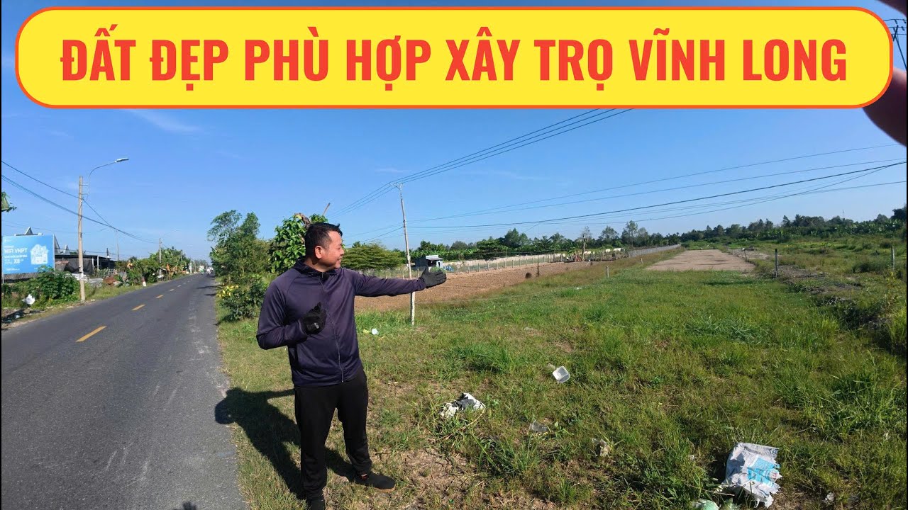 Đất đẹp phù hợp xây nhà trọ tại Vĩnh Long | Nhà Đất Miền Tây