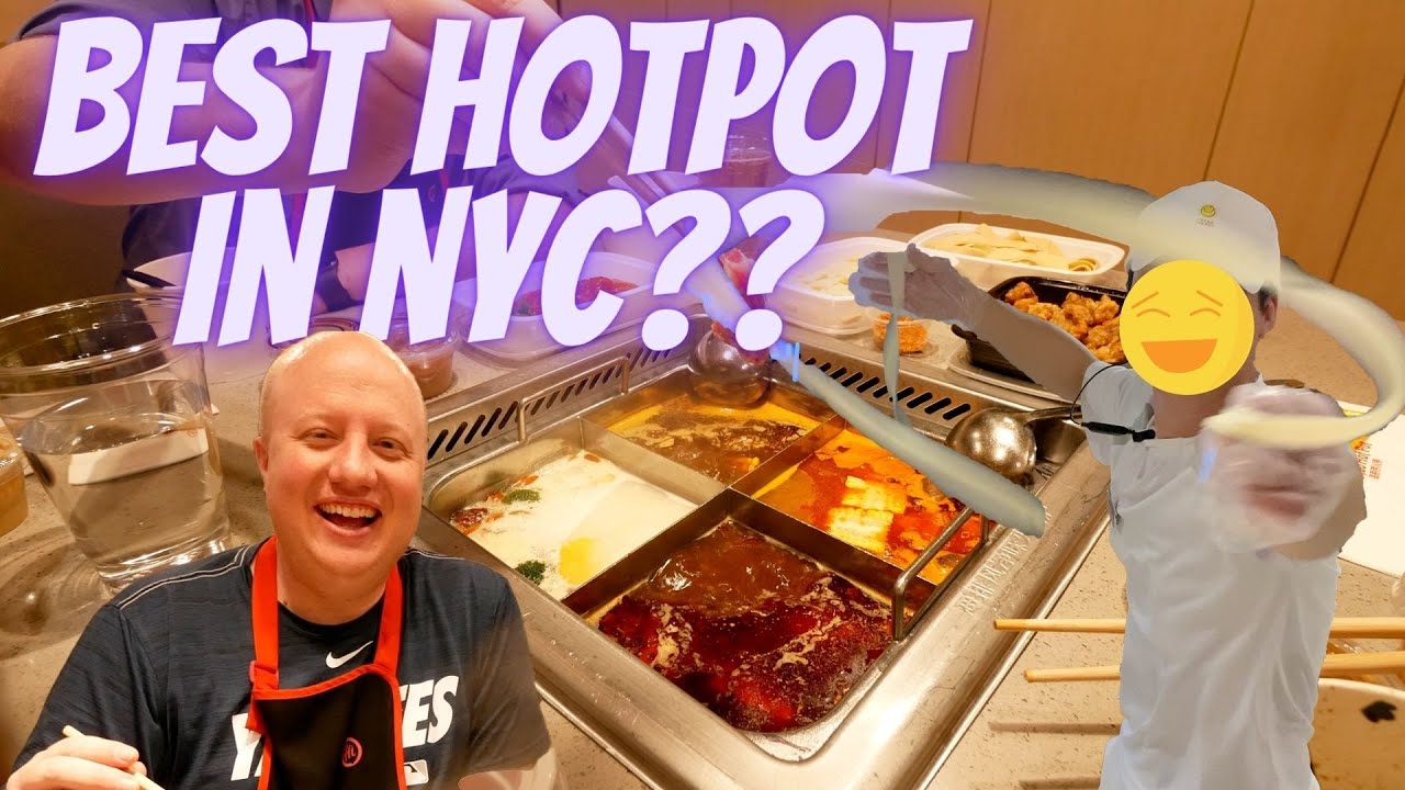BEST HOT POT in New York!! Review of Haidilao Hot Pot in Queens! Must try NYC restaurant!!