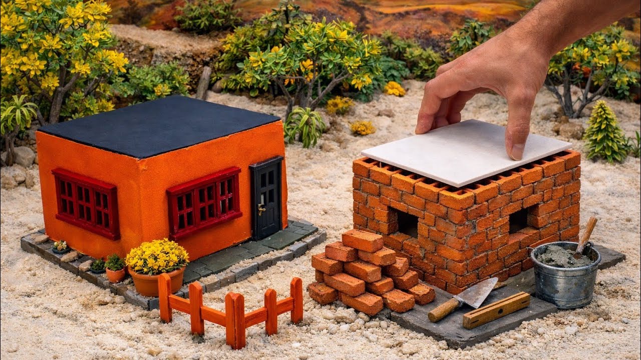 Building a Tiny Dream House from Scratch 🏠 (Satisfying ASMR)