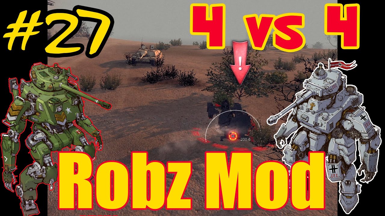 Robz realism mod 4 vs 4 - #27 💥 В Тылу Врага: Штурм 2 💥 Men of War: Assault Squad 2