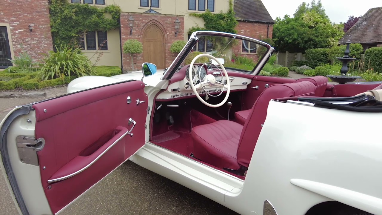 1958 Mercedes Benz 190SL W121   Interior Review