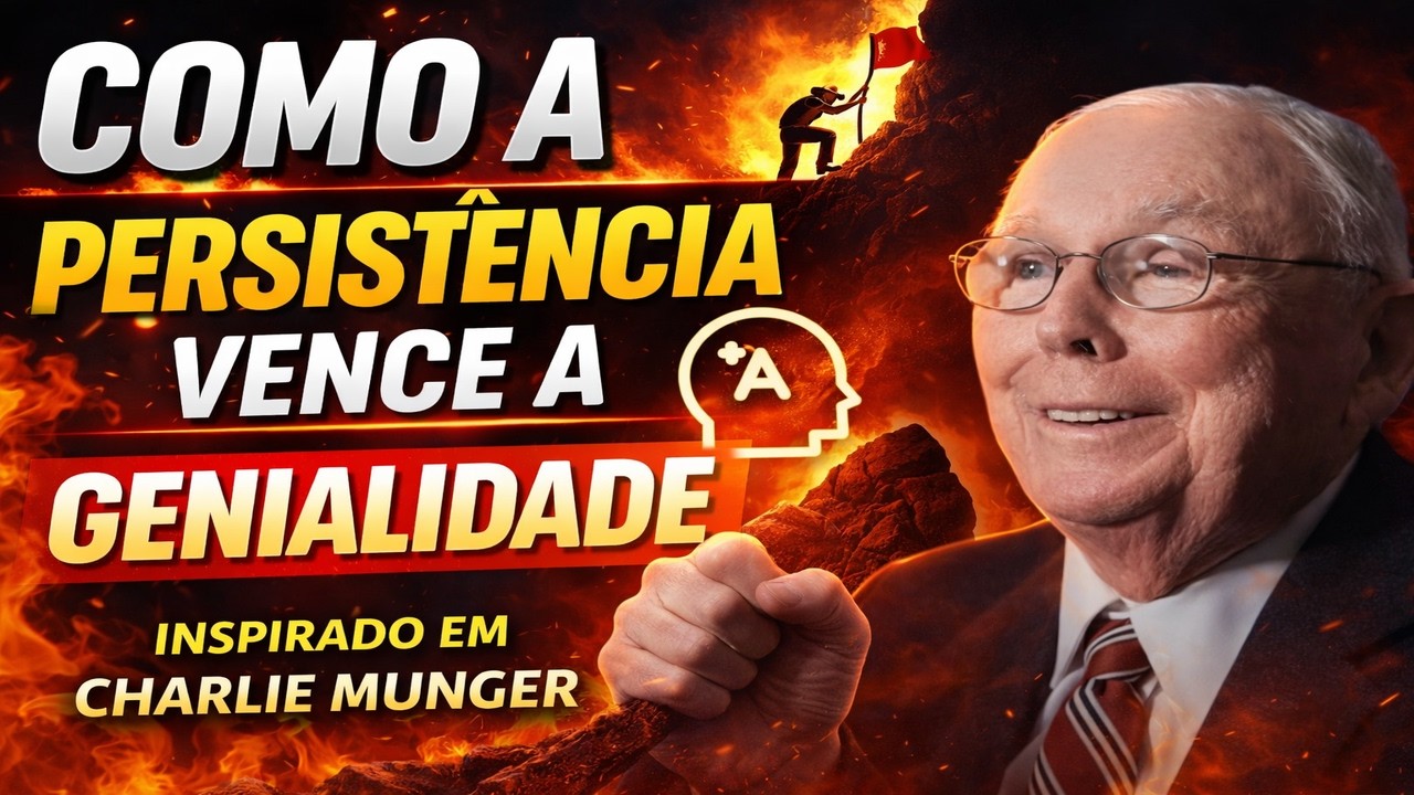 Inspirado em Charlie Munger: COMO A PERSISTÊNCIA VENCE A GENIALIDADE