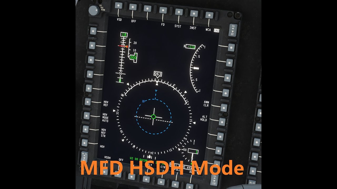 DCS CH47F MFD HSD Hover Mode