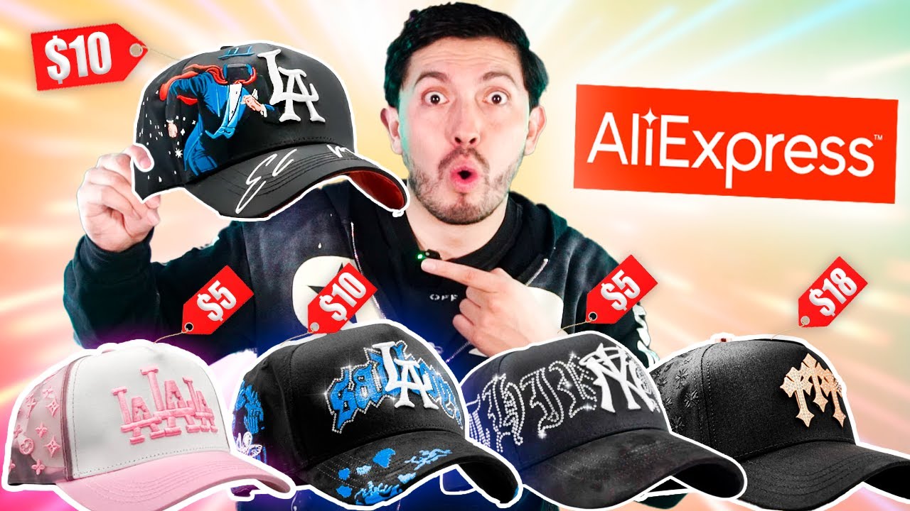 COMPRE GORRAS ORIGINALES COSTOSAS DE ALIEXRESS... DANDY,BARBAS, 31 HATS, RUDE