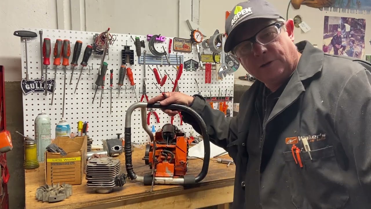How to rebuild a husqvarna 2100 chainsaw