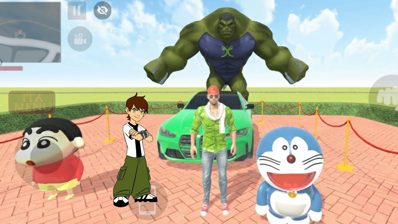Franklin buy ben 10 car and modified #franklin #indiantheftauto #gta #funnygaming #gaming #indiangta