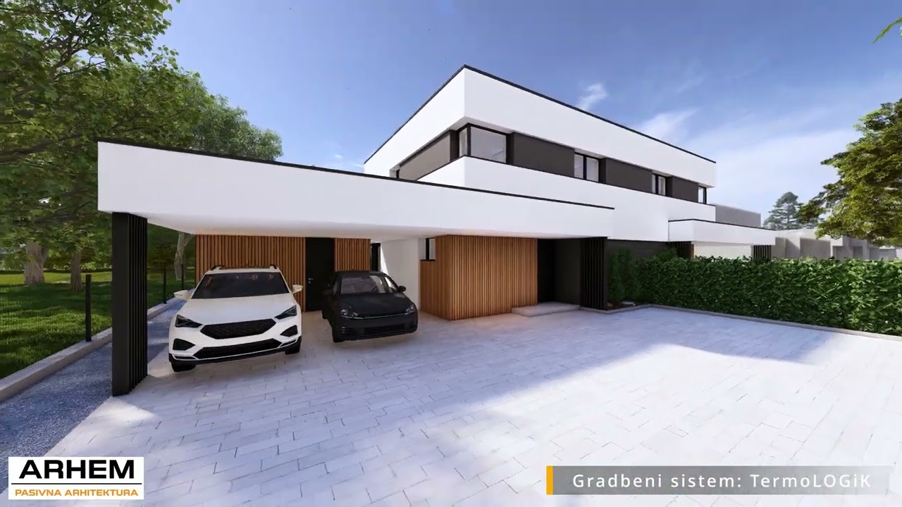 Pasivna hi&scaron;a - dvojček P, Domžale - Arhem.si in PasivnaGradnja.si - 5 #dvojcek #pasivnahi&scaron;a #gradnja