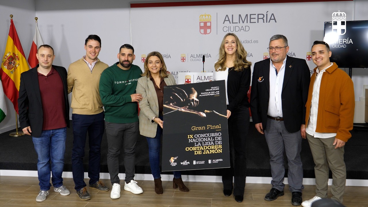 Presentación de la final de la Liga Nacional de Cortadores de Jamón