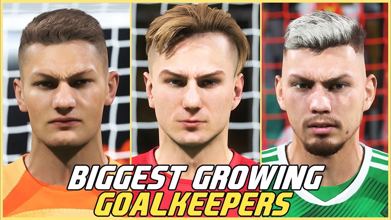 FIFA 23 - BIGGEST GROWING GOALKEEPERS WITH REAL FACES!