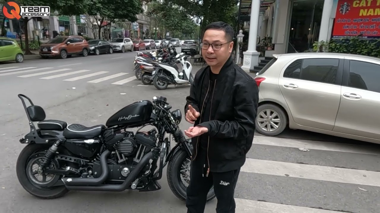 BÁN HARLEY DAVIDSON FORTY EIGHT (48-1200cc) Bản MỸ ĐỘ FULL ĐỒ CHƠI HARLEY HÃNG, SIÊU LƯỚT TẠI HÀ NỘI