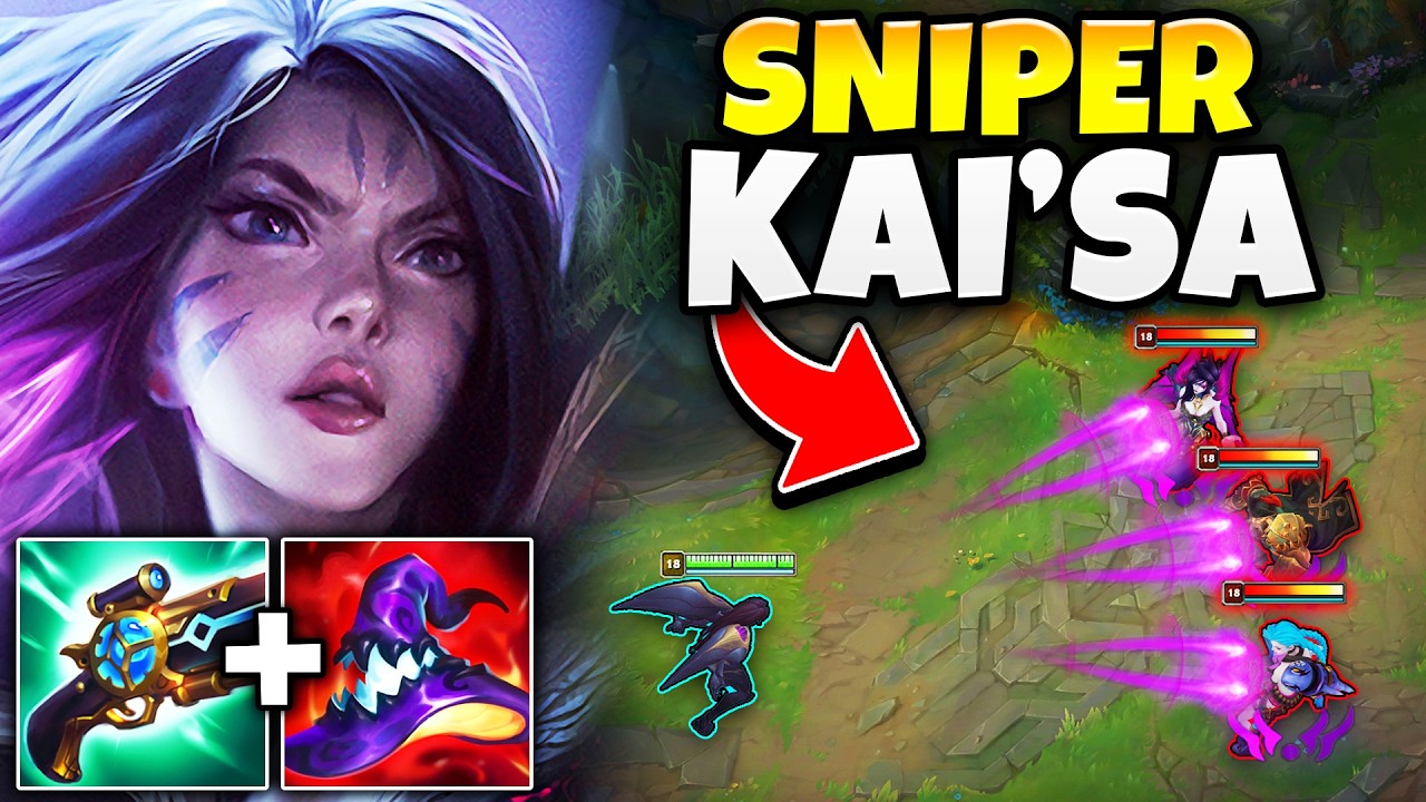 THIS BUILD MAKES KAI'SA A LEGIT SNIPER! (THE MOVIE)