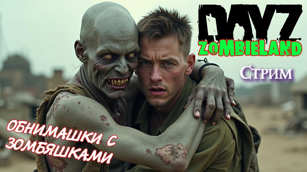 Дружу с зомбяшками в DAYZ PVE ZOMBIELAND