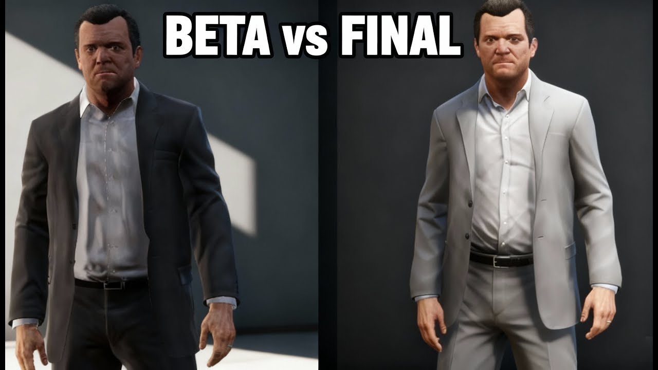How GTA V Characters Looked in 2012 | Beta vs Final | GTA 5 Beta Edition