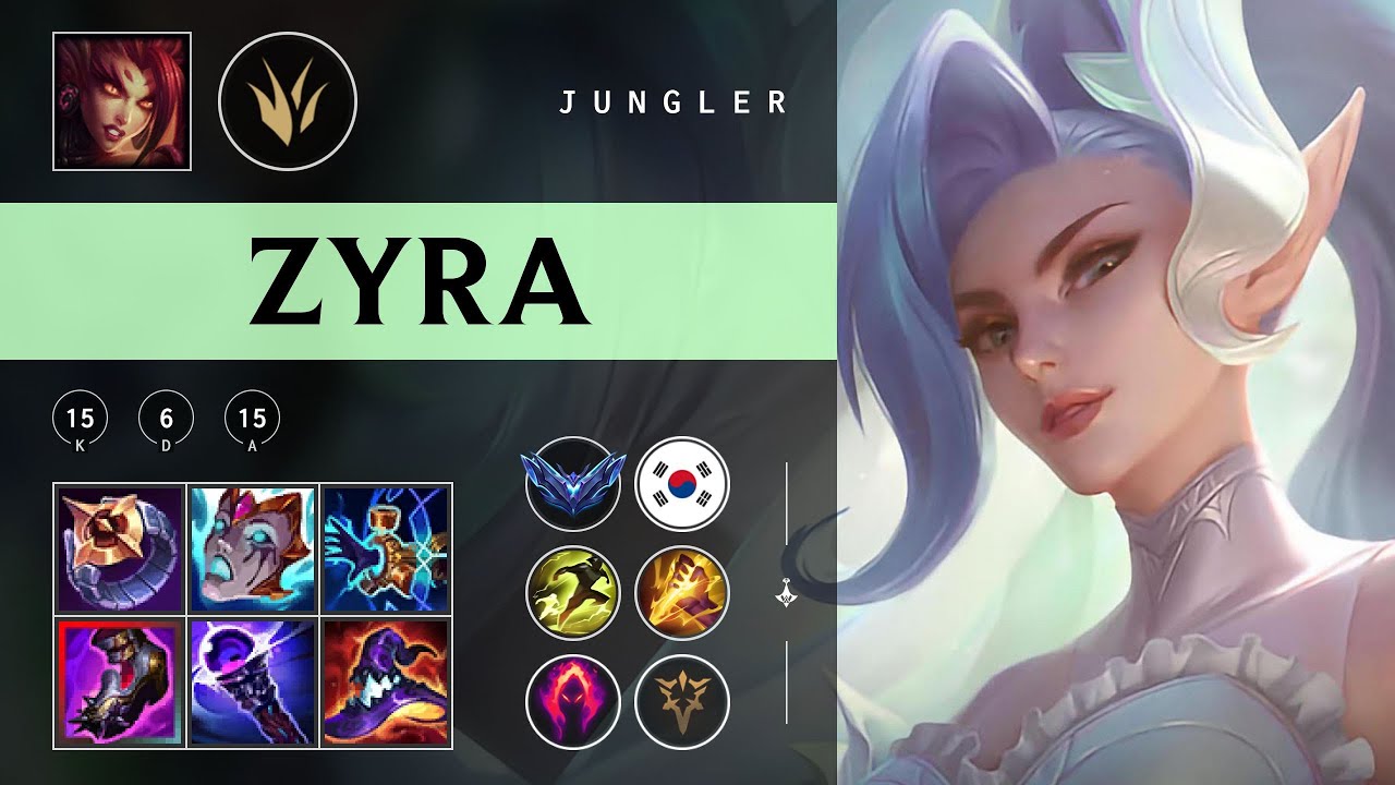 Zyra Jungle vs Talon - KR Diamond Patch 25.23