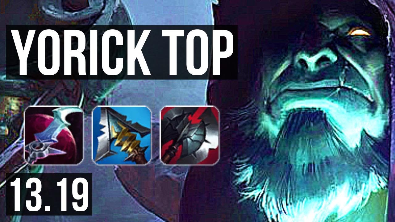 YORICK vs GNAR (TOP) | 6 solo kills, 700+ games | EUW Master | 13.19