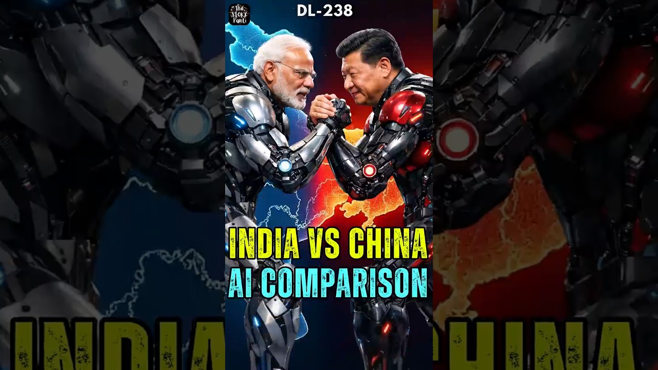 How India & China is Investing in AI to become World Leader #india #china #indiavschina #shorts