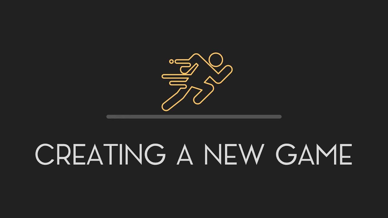 Endless Runner Creator - Creating a New Game