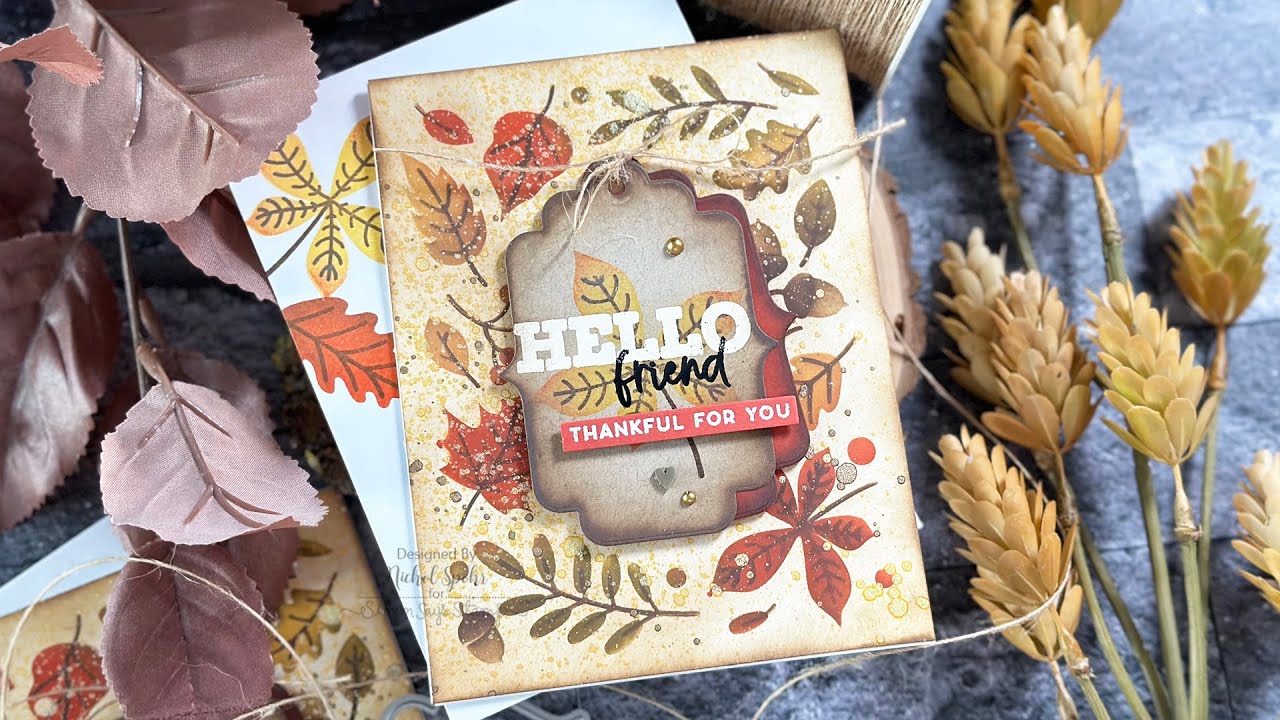Give it a Whirl: Phenomenal Fall Leaves with Stencil Layering!