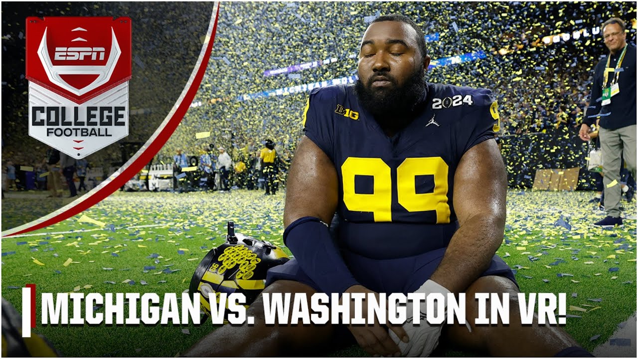 🏆 National Championship in VR! 🏆 Michigan vs. Washington | ESPN College Football