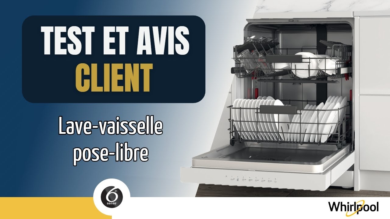 Test et avis client du Lave-vaisselle pose-libre WFC3C42P de Whirlpool