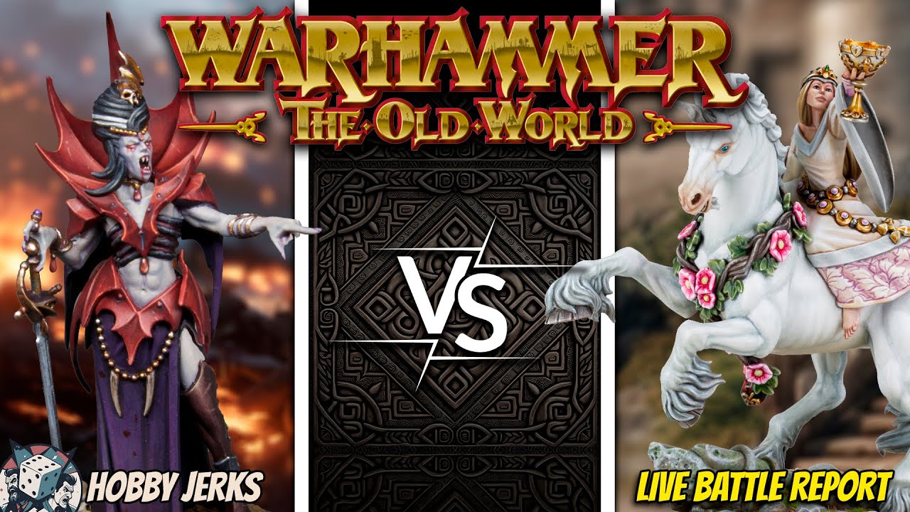 Vampire Counts vs Kingdom of Bretonnia | Warhammer The Old World (Live Battle Report)