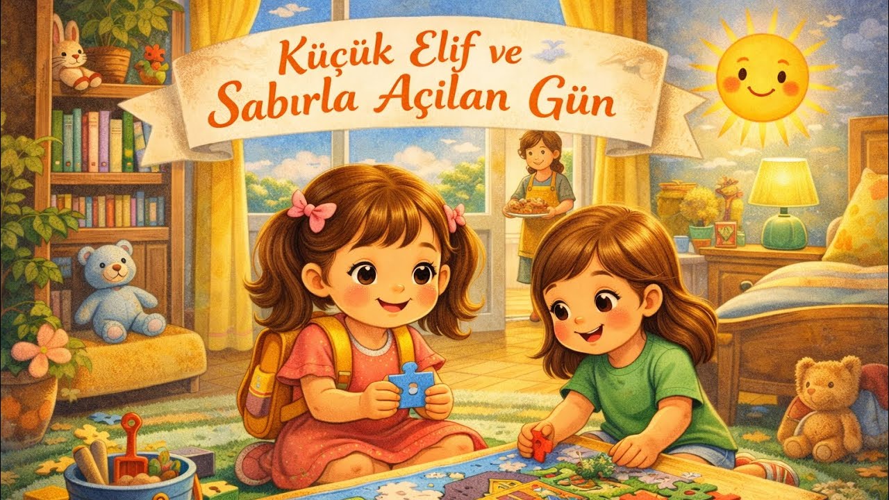 Eğitici çocuk masalları | Küçük Elif ve Sabırla açılan gün#masal #değerlereğitimi #hikaye #uykusaati