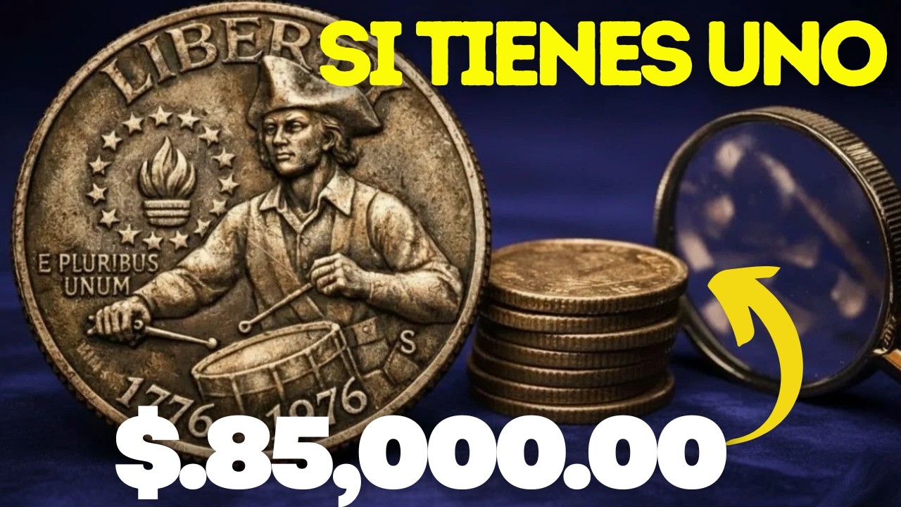¿Tienes este cuarto de dólar  Podría ser un tesoro escondido 💰🪙