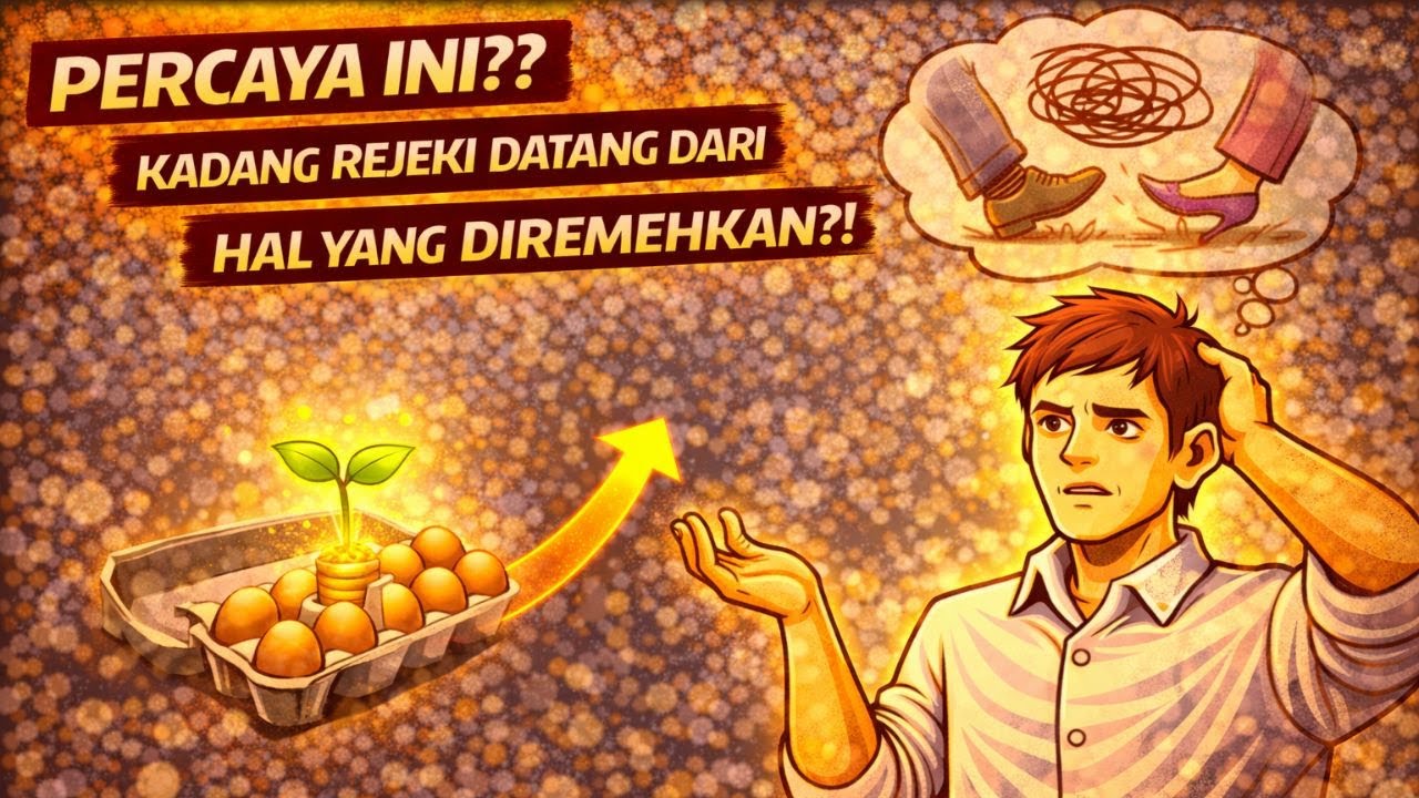Rahasia Sukses Tersembunyi: Kadang Rejeki Datang dari Hal yang Diremehkan. Motivasi Hidup Sukses.