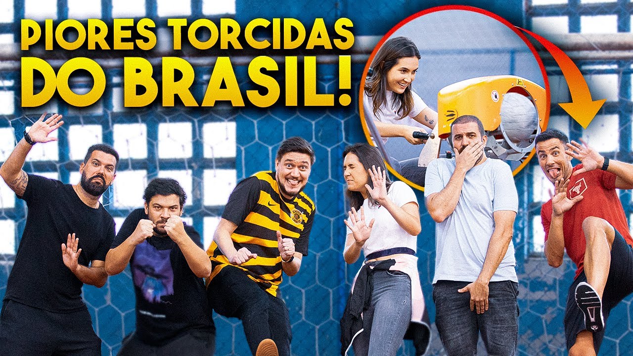 QUAIS AS PIORES TORCIDAS DO BRASIL? feat Otávio Neto, Bruno Formiga, Mariana Spinelli e Bruno Vicari