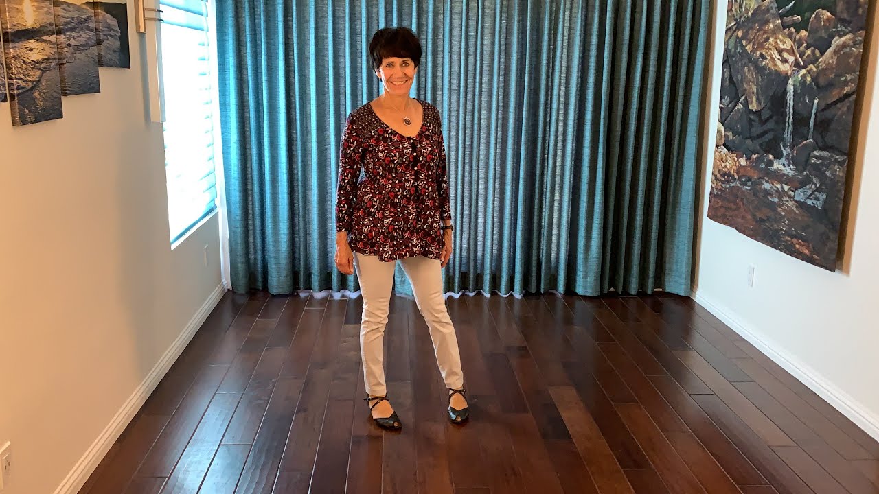 Black Coffee line dance demonstration and tutorial by Stephie