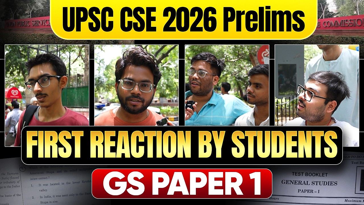 UPSC CSE 2026 Prelims: Students React to GS Paper 1 | Sarrthi IAS