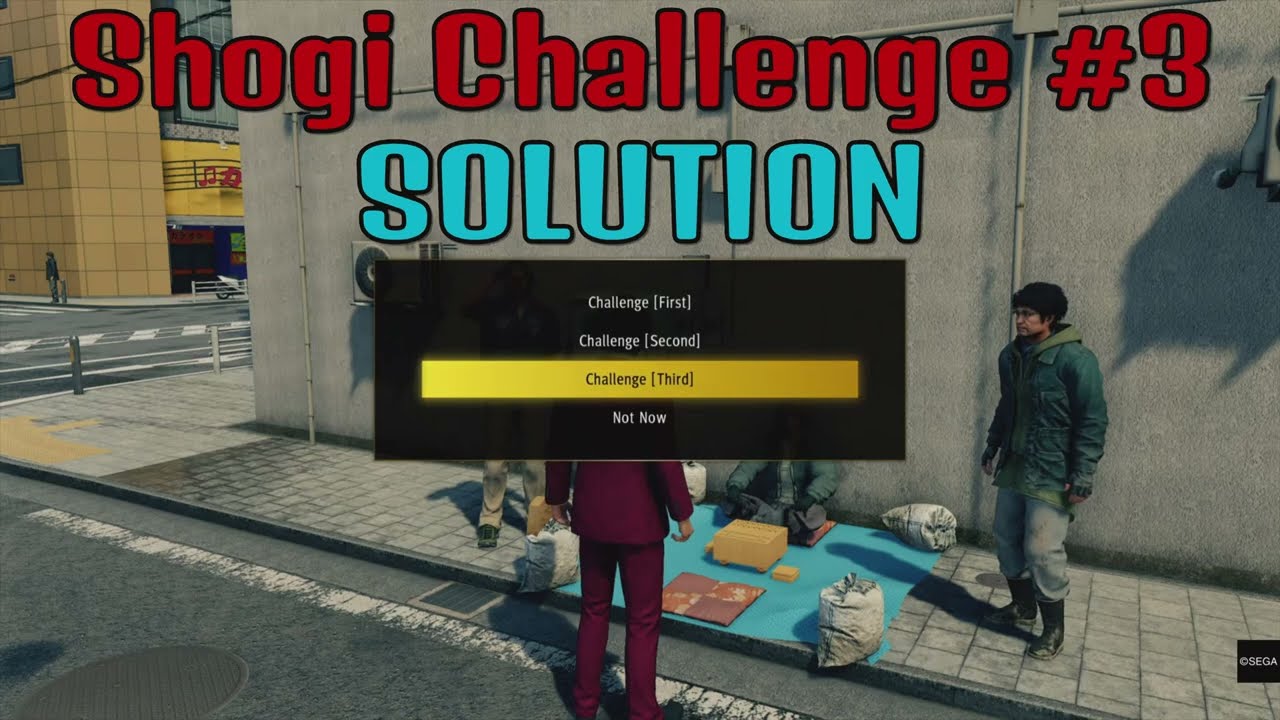 Shogi Challenge 3 Solution | Yakuza: Like A Dragon