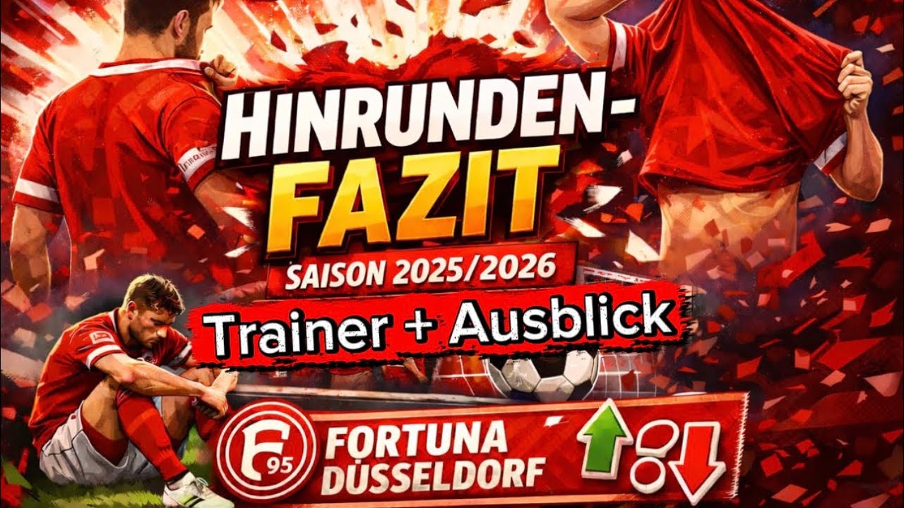 FAZIT Trainer und Ausblick | Fortuna Düsseldorf Bewertung Hinrunde 2025/2026 | Fortuna95 Bros