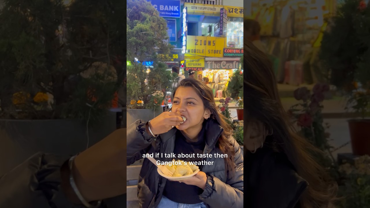 Famous Street Food Joints of Gangtok MG Marg🤩😋 #tasteofsiliguri #gangtokstreetfood
